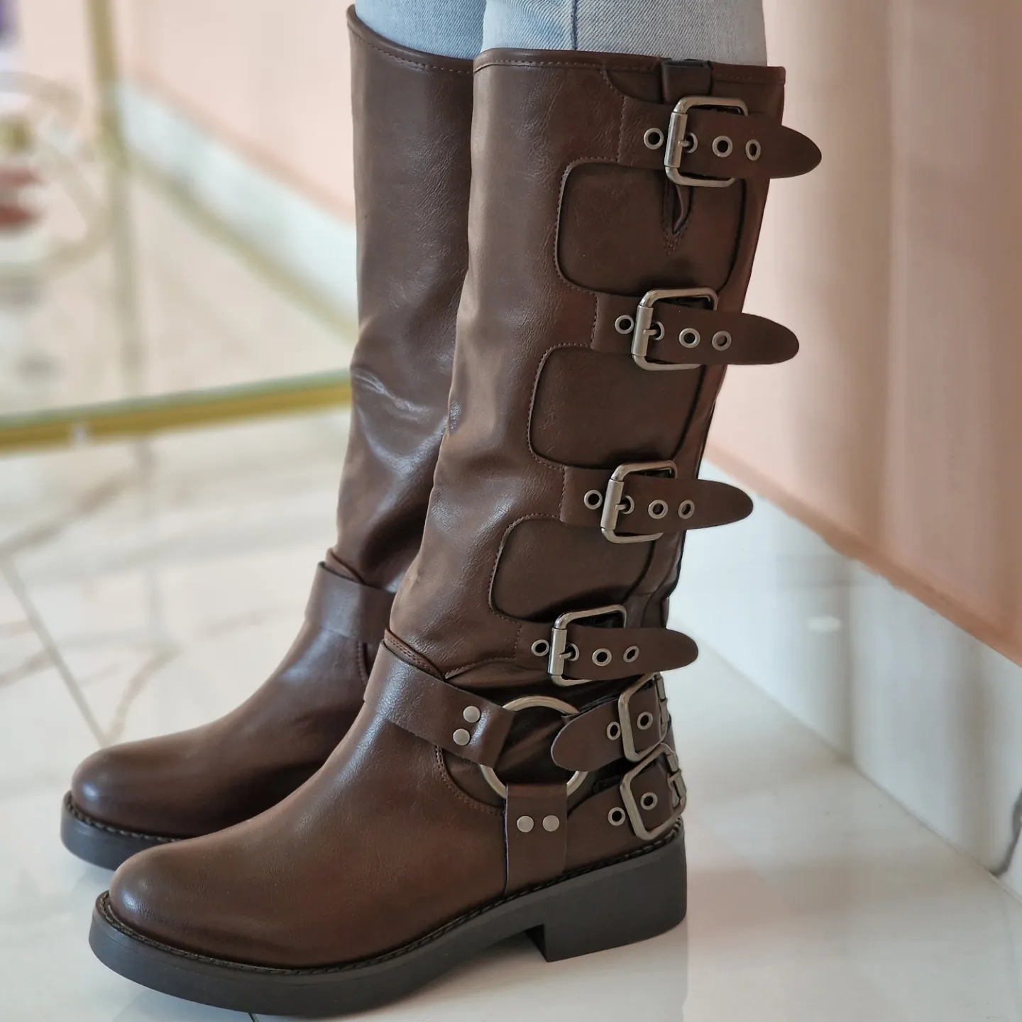 Anfibi fibbie best sale